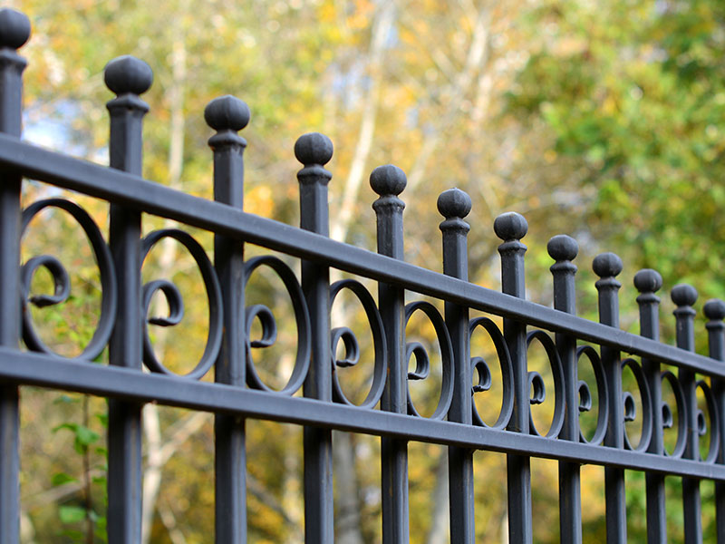 black metal decorative fence madison wi